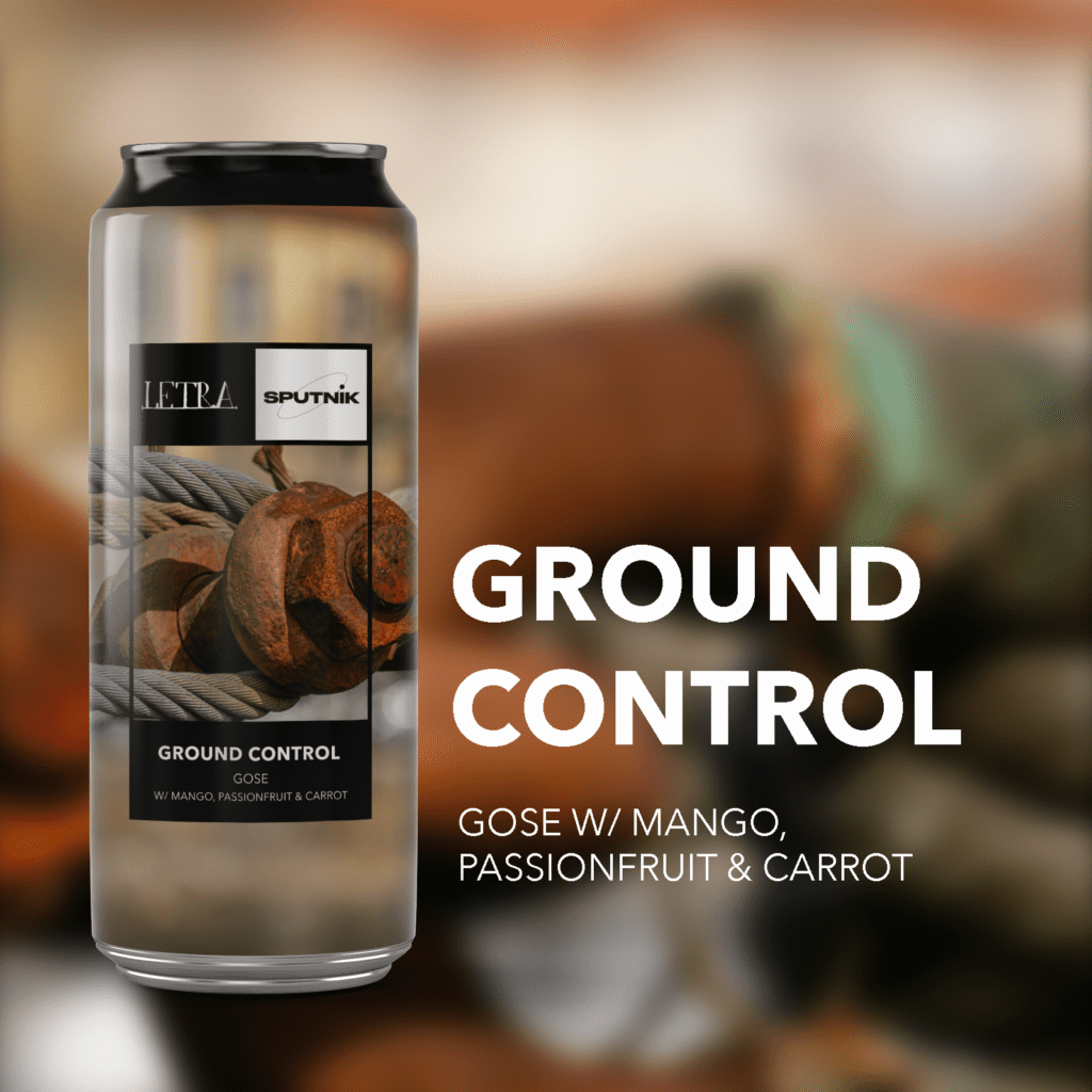 Ground Control_Gose with mango, passion fruit and carrot collab with sputnik